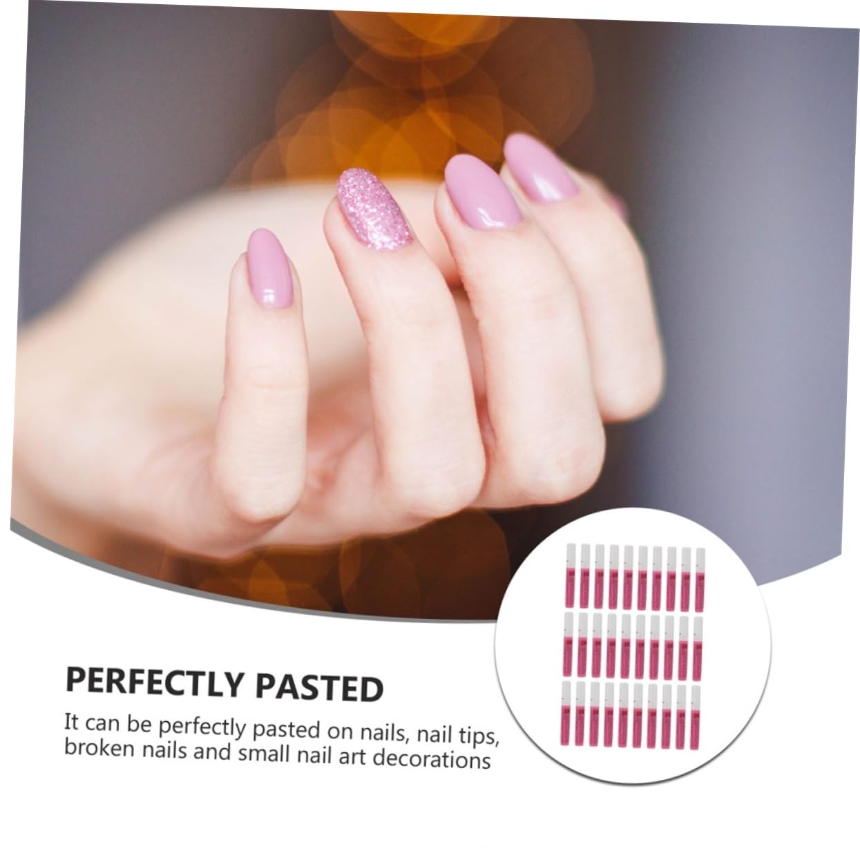Ipetboom nail art glue for press on nails and gems