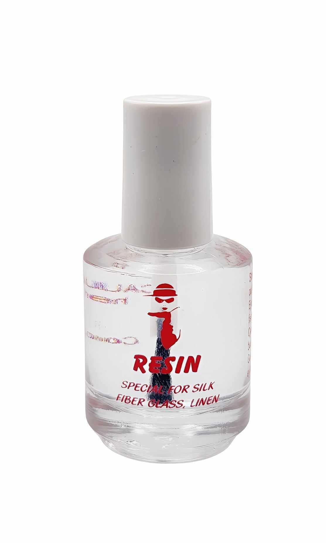 Close up of Hollywood Resin Glue 15ml brush applicator