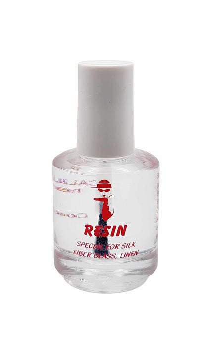 Close up of Hollywood Resin Glue 15ml brush applicator