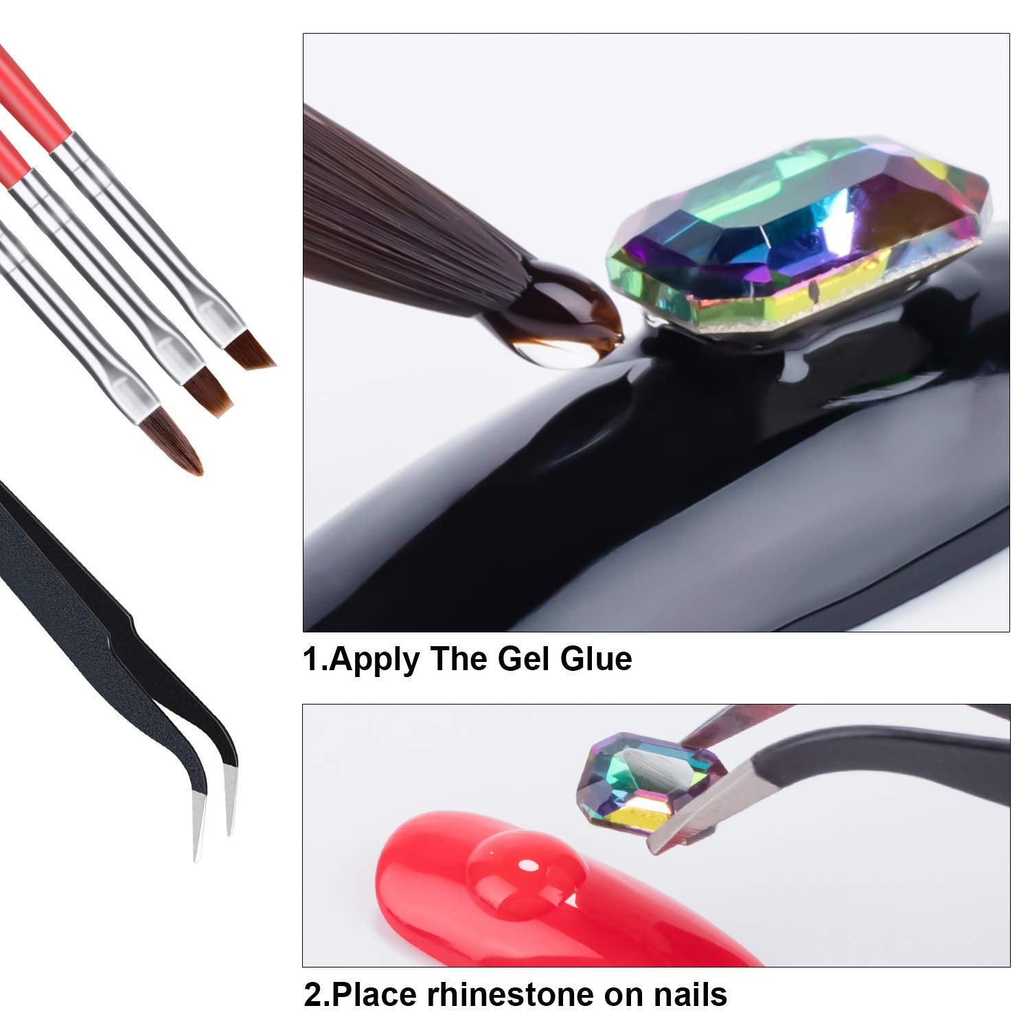 Ga&En 8ml wipe-off glue gel pots