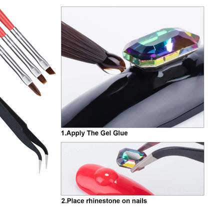 Ga&En 8ml wipe-off glue gel pots