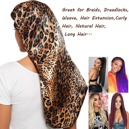 Close up view of soft satin fabric for hair protection