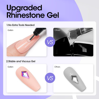 Gellen nail glue tube packaging details