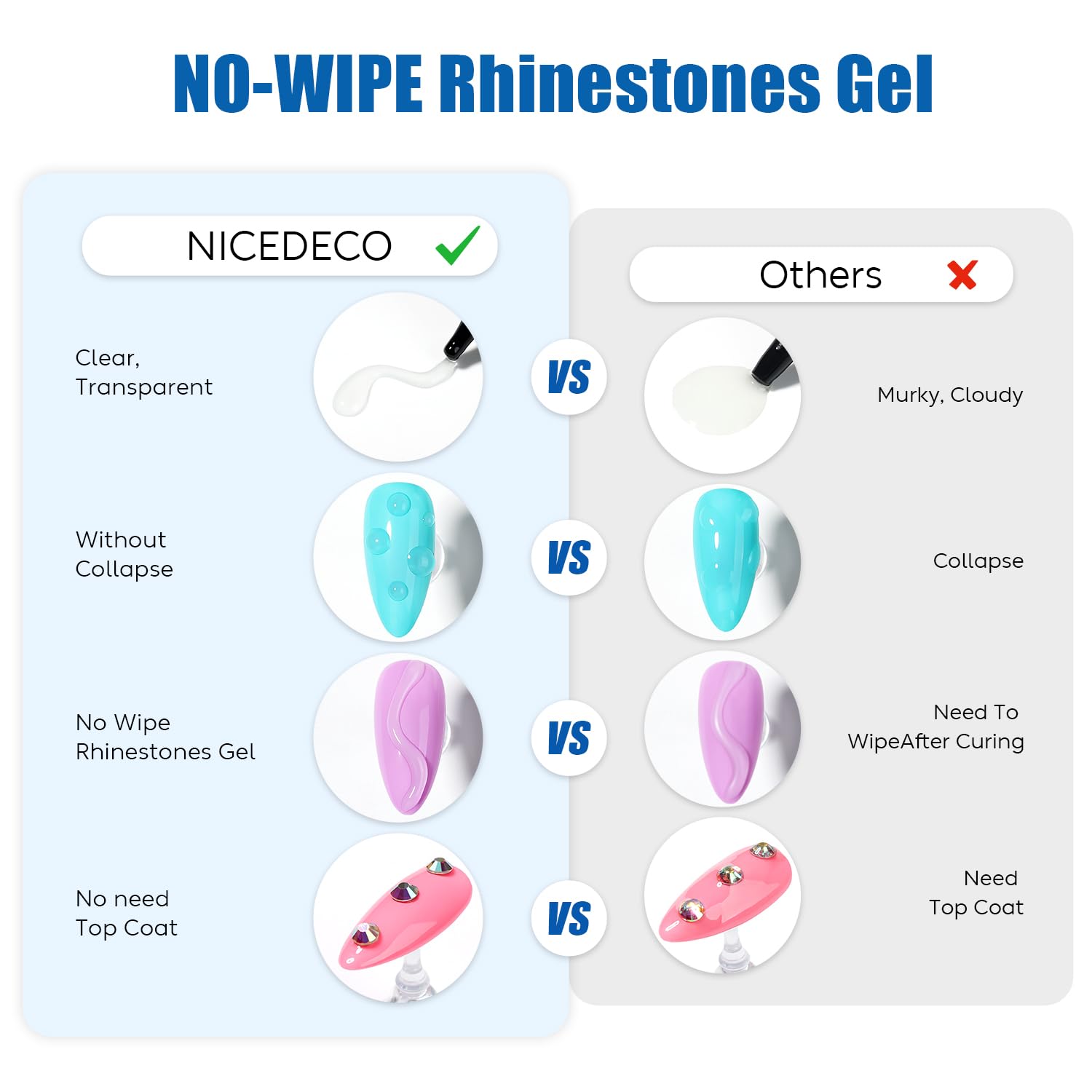 Applying Nicedeco sculpting gel for 3D nail decorations