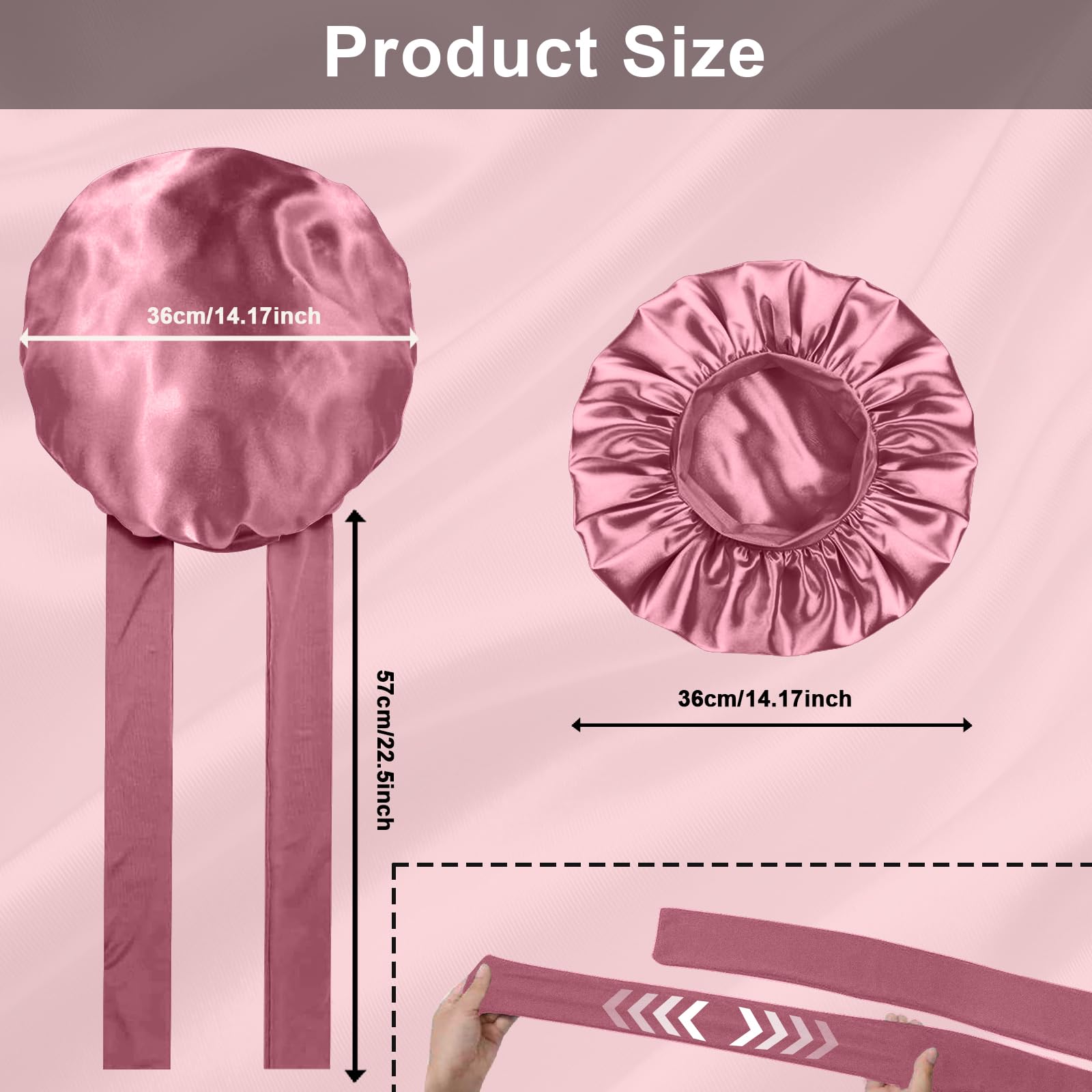 FIRSTPELLA overnight beauty hair protection bonnet showing packaging and product contents