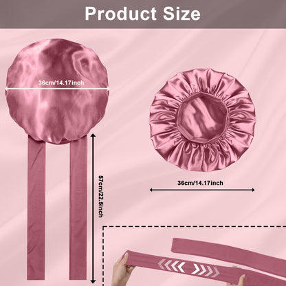 FIRSTPELLA overnight beauty hair protection bonnet showing packaging and product contents