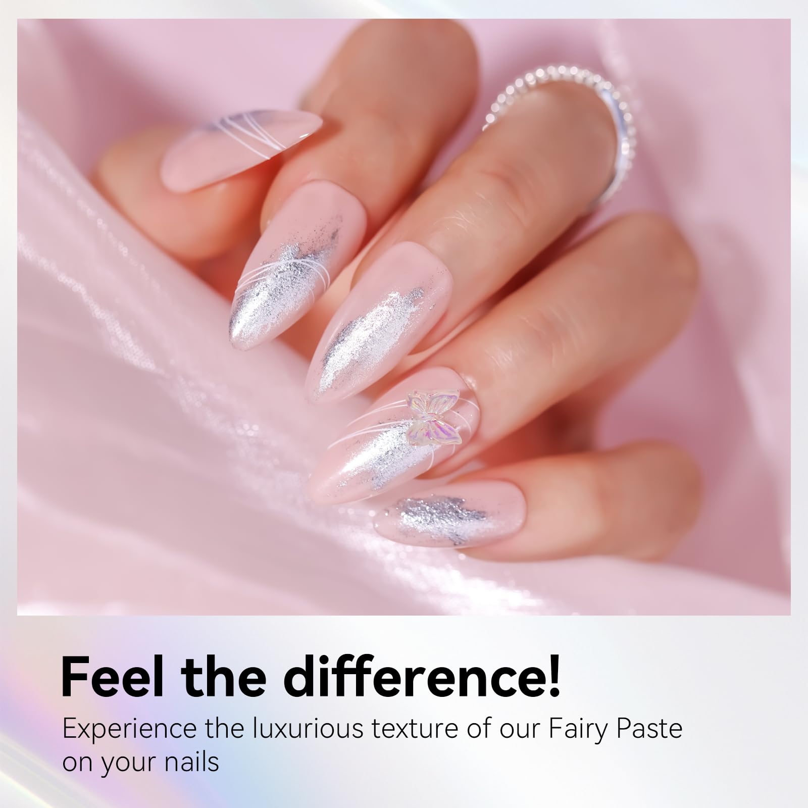 Nail art application of Makartt 3D Sculpting Gel on fingernails