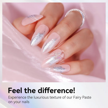 Nail art application of Makartt 3D Sculpting Gel on fingernails