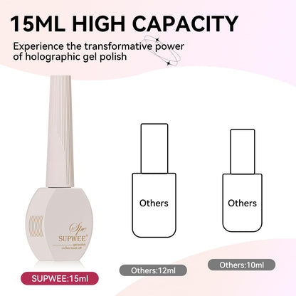 Professional nail technician using Supwee 3D gel