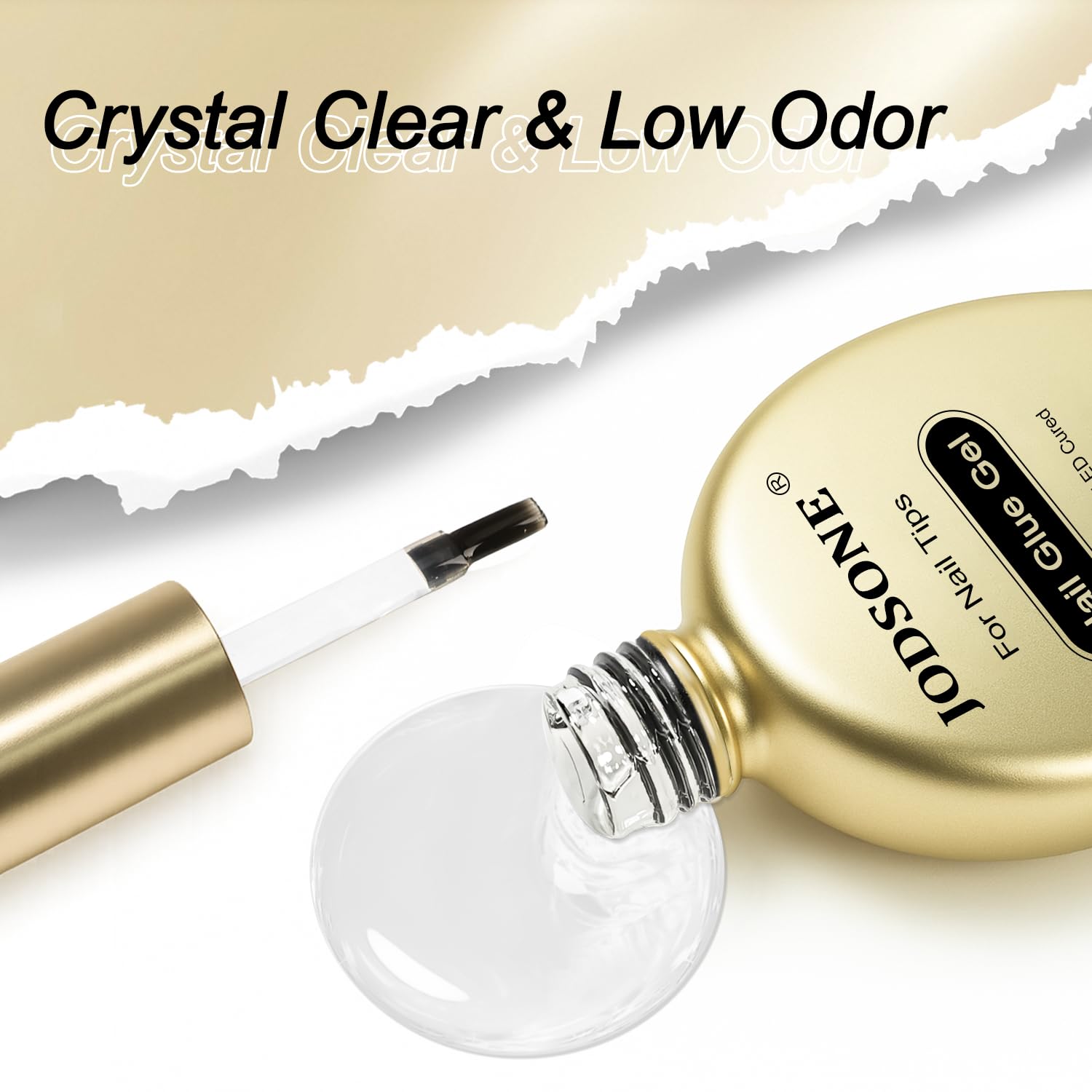 Jodsone nail glue gel brush applicator detail