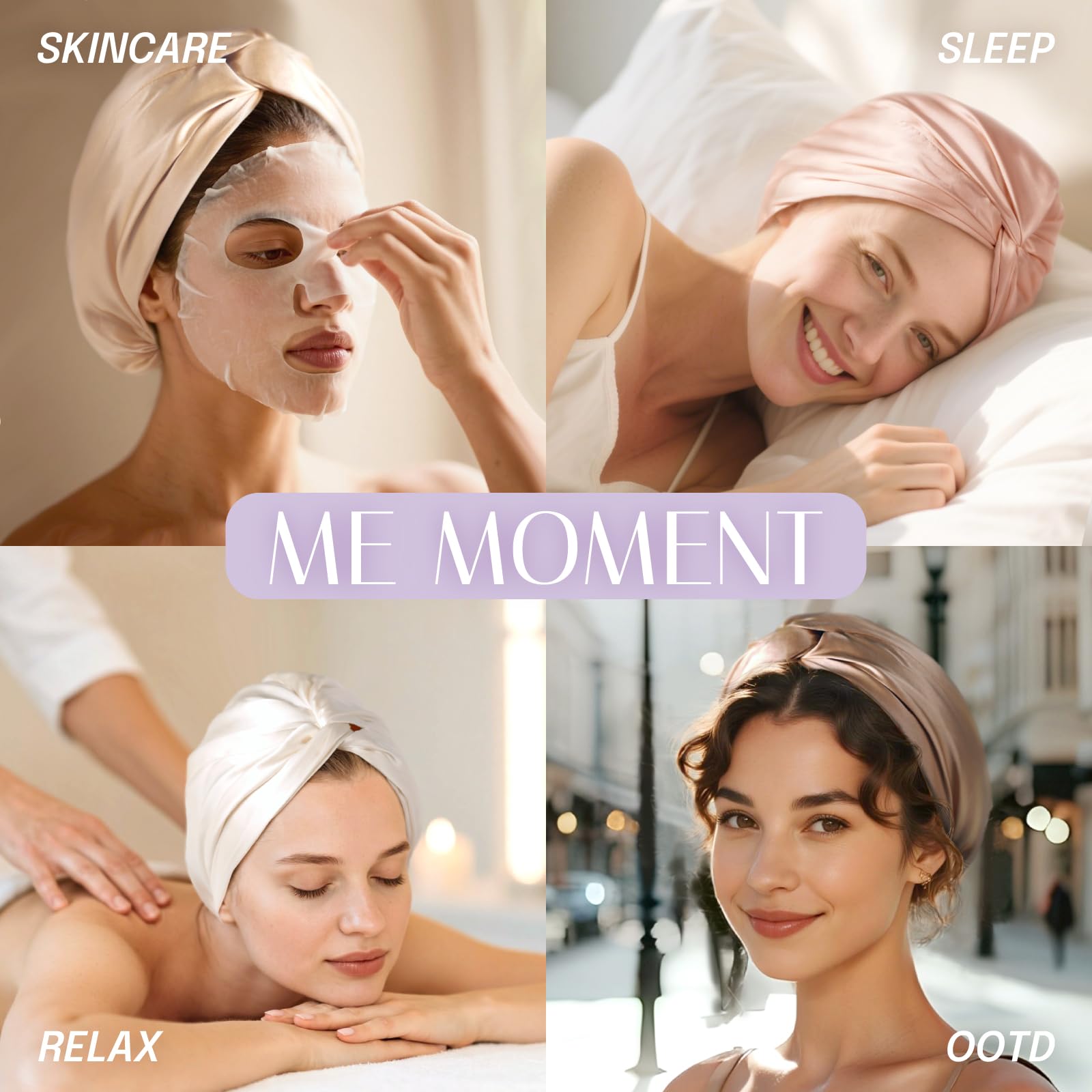 Authentic OLESILK brand protective night sleep cap for women