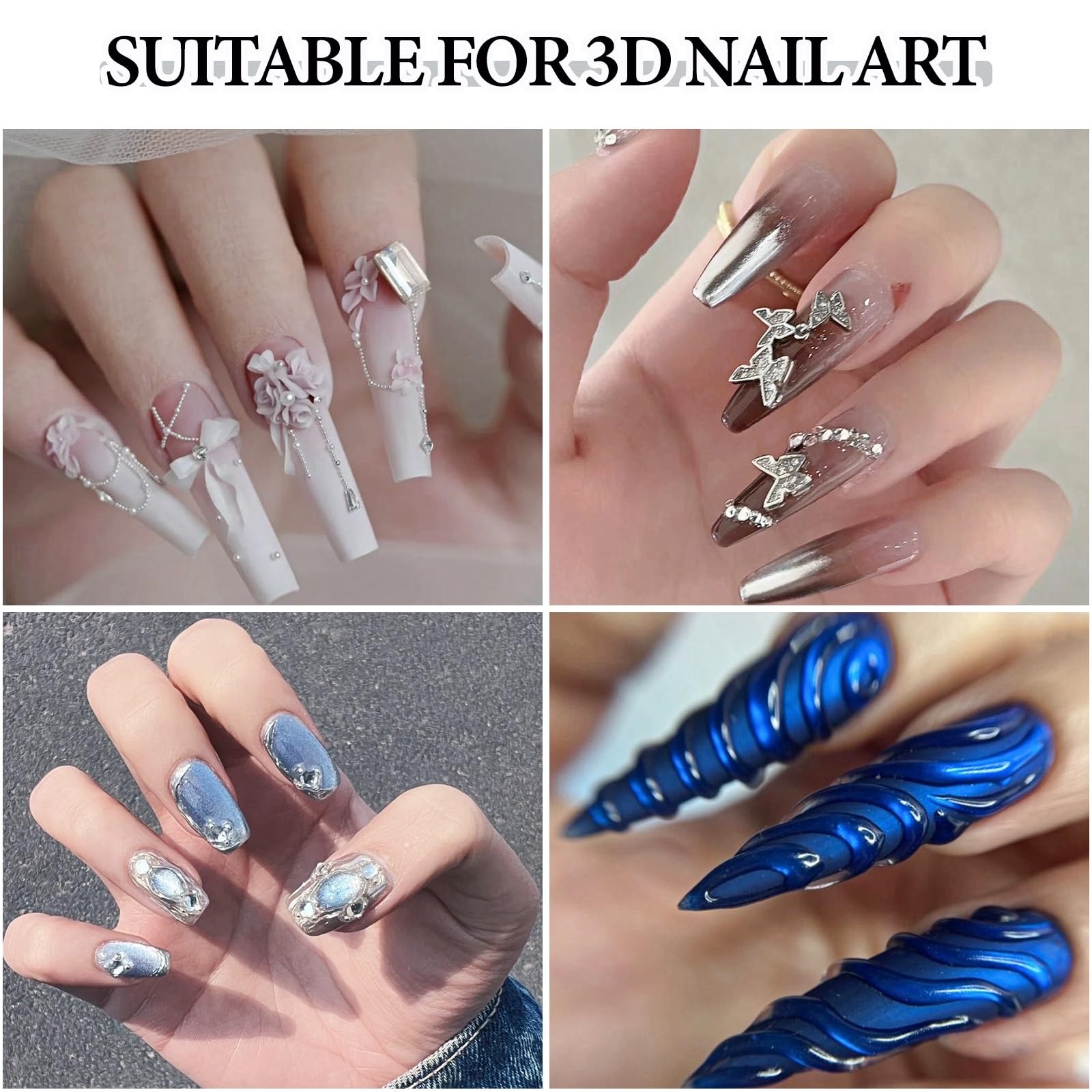 Sutokaka nail art glue gel set for professional home manicure