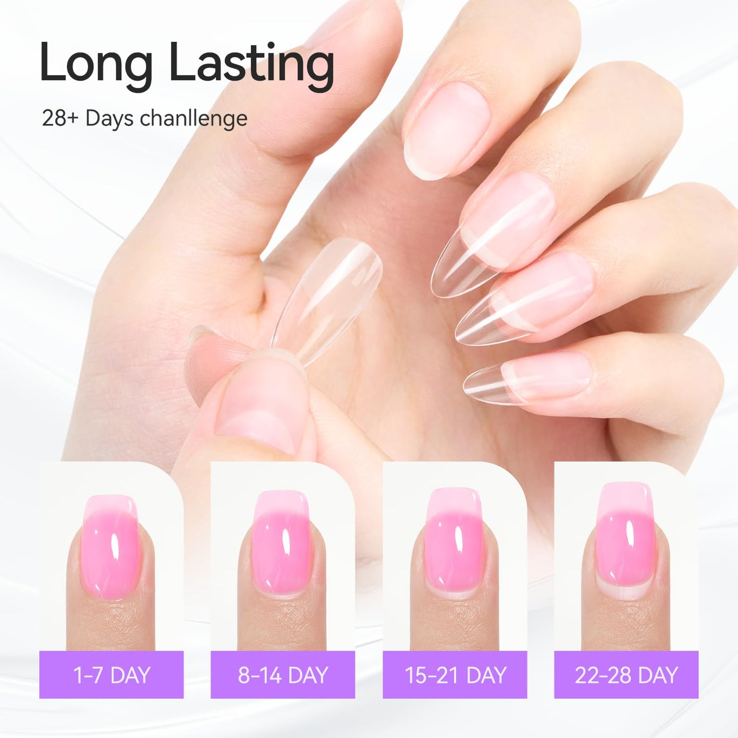 Gelike Ec 6 in 1 gel glue for press on nail application
