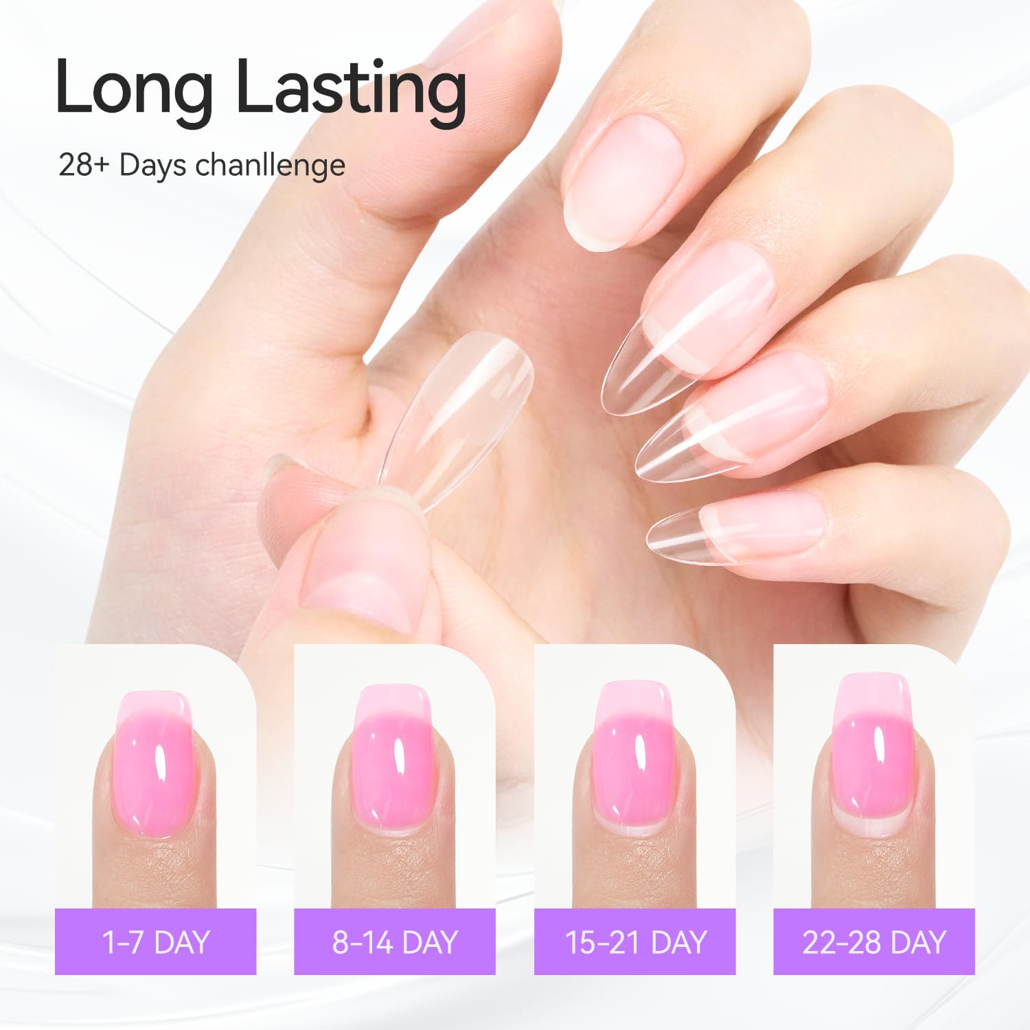Gelike Ec 6 in 1 gel glue for press on nail application