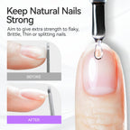 Gelike Ec 6 in 1 gel nail glue curing under UV lamp
