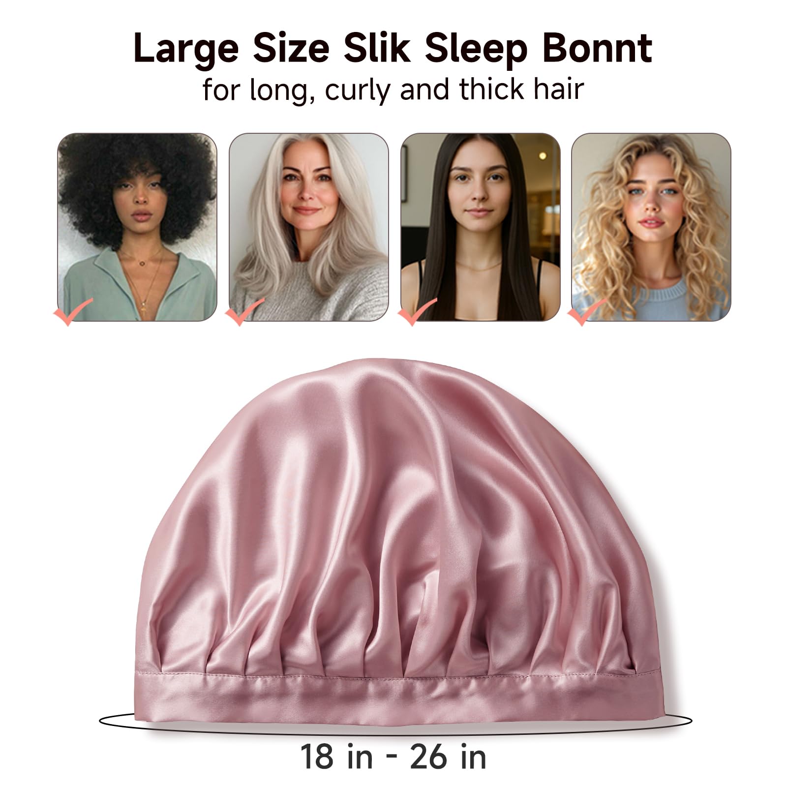 USA imported authentic luxury mulberry silk sleep wrap packaging details