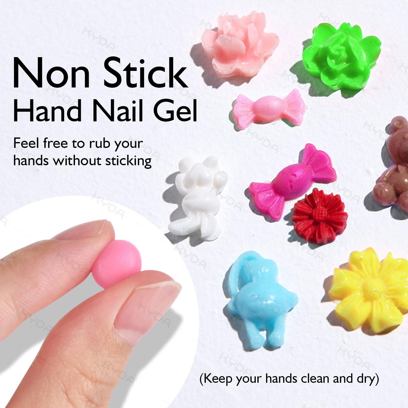 The included professional silicone carving pen for 3D nail art