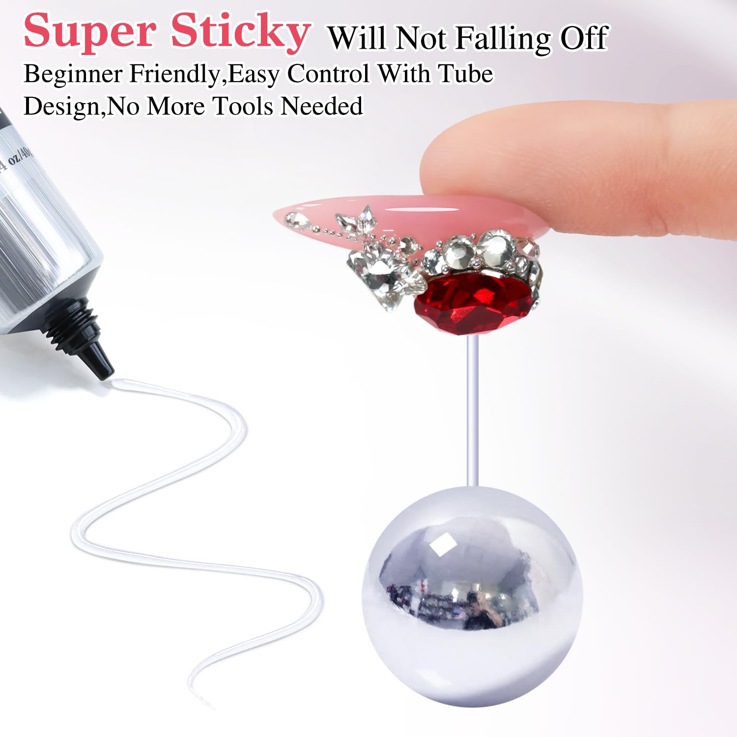 USA imported nail adhesive for DIY manicure