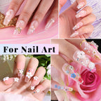Application tools including tweezers and pickup pen for nails