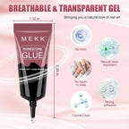 Mekk super strong gel adhesive packaging angle shot