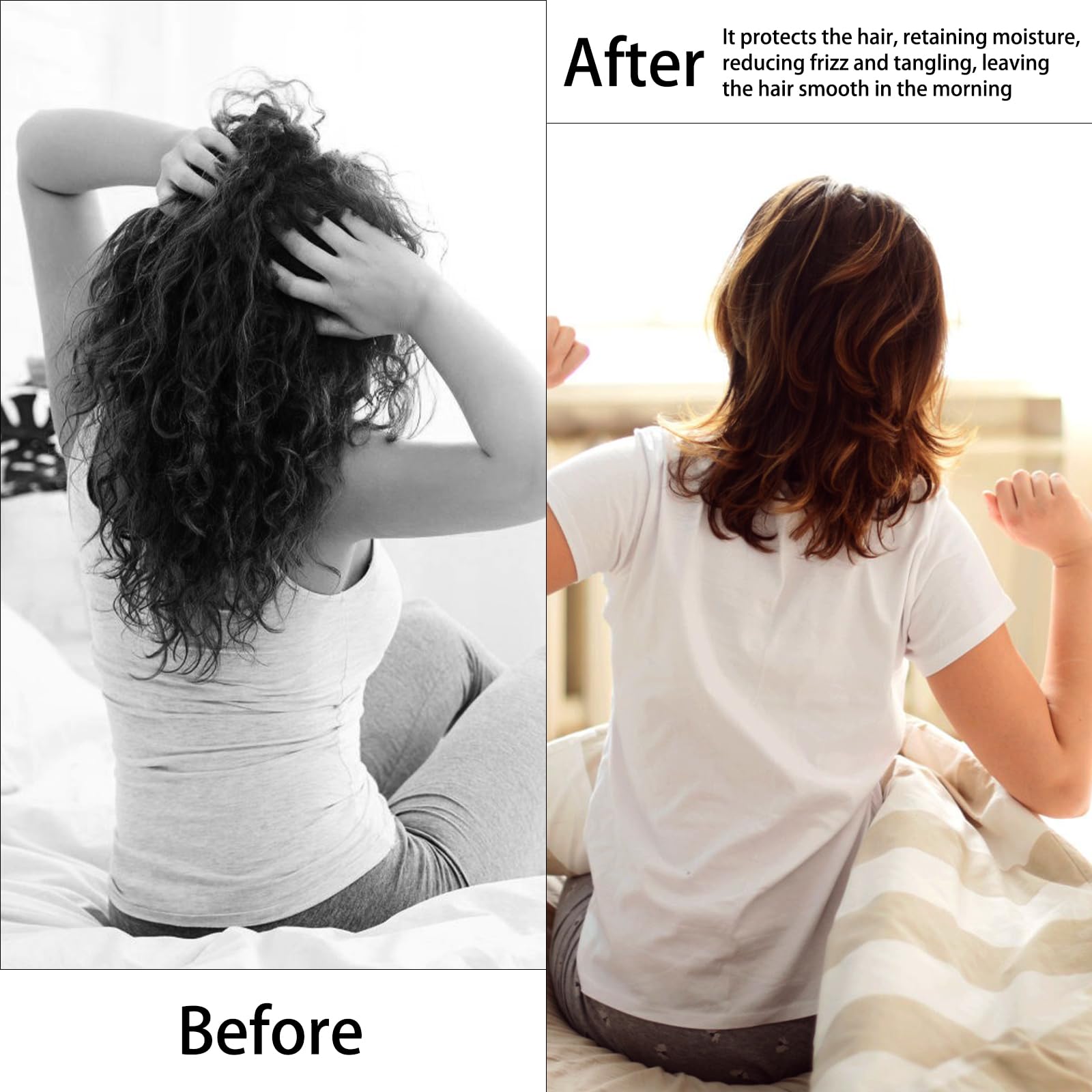 Edoneery satin bonnet for women natural and curly hair protection