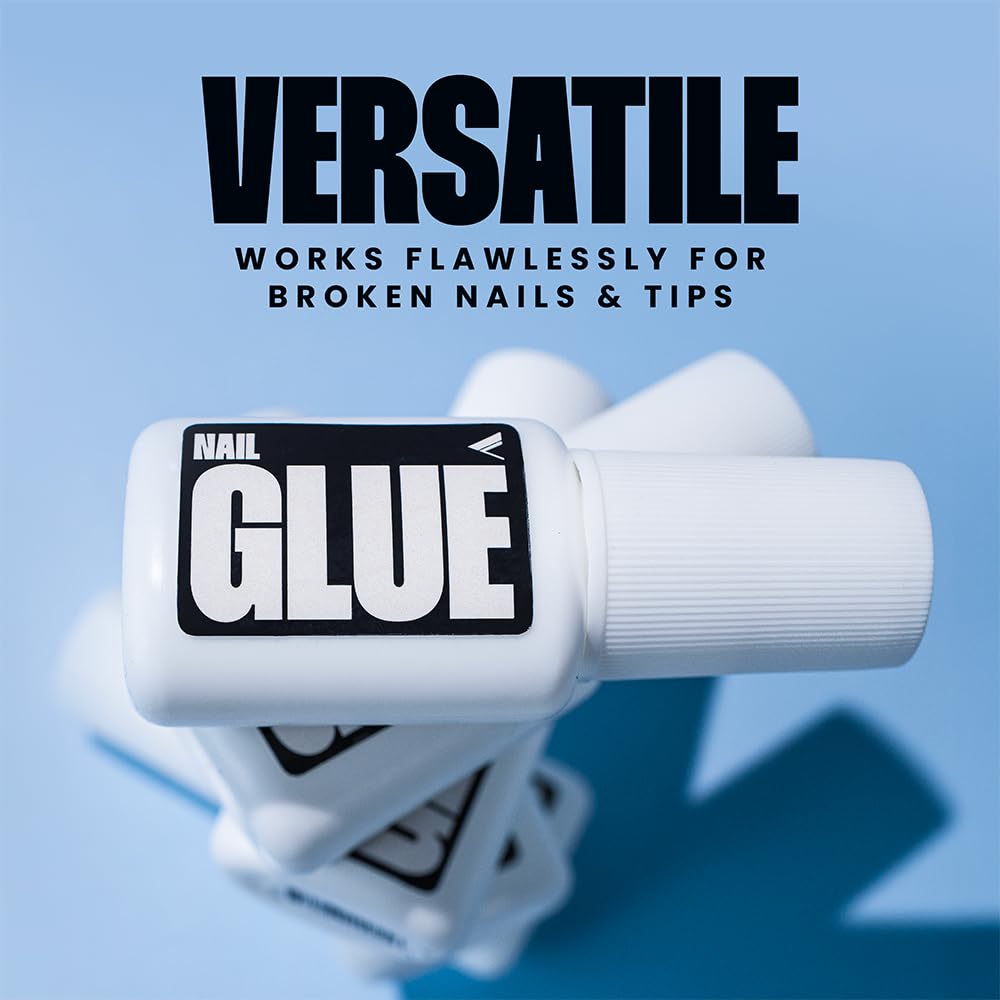 Close up of V Beauty Pure nail glue brush