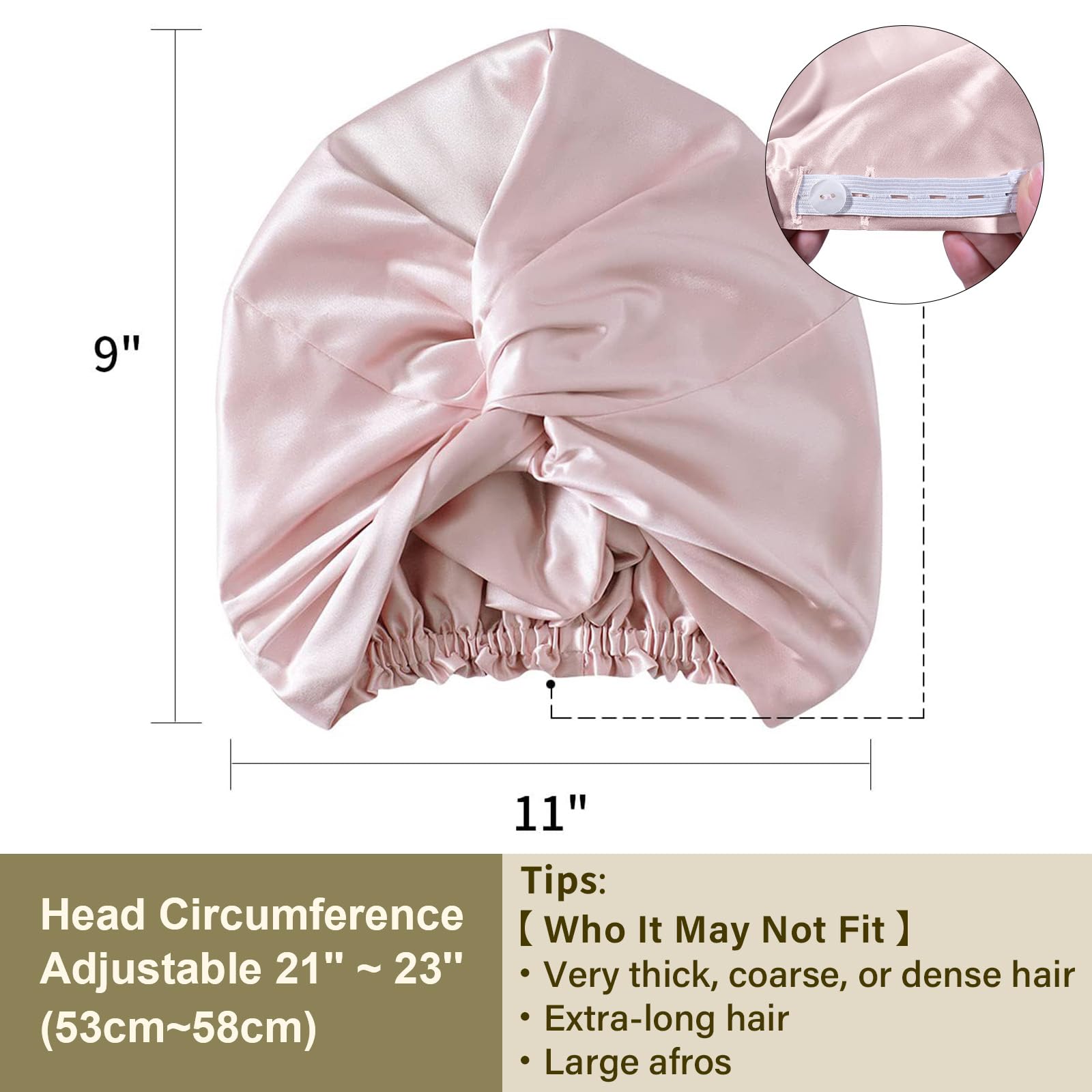 Pink pure silk bonnet packaging box showing a luxury beauty gift option