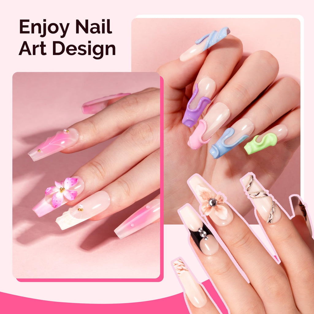 MelodySusie solid builder nail gel texture and consistency display