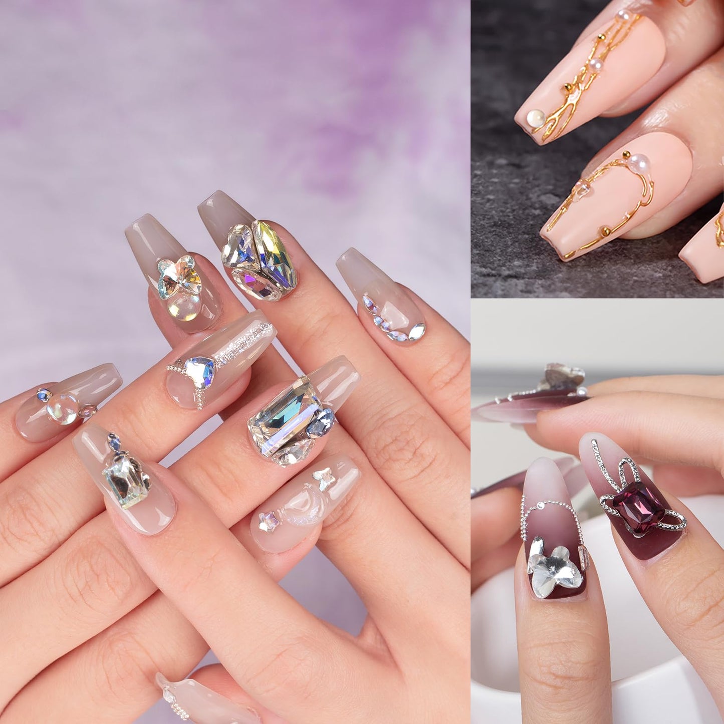 Application of rhinestones using Brille Bee Gellaktik glue