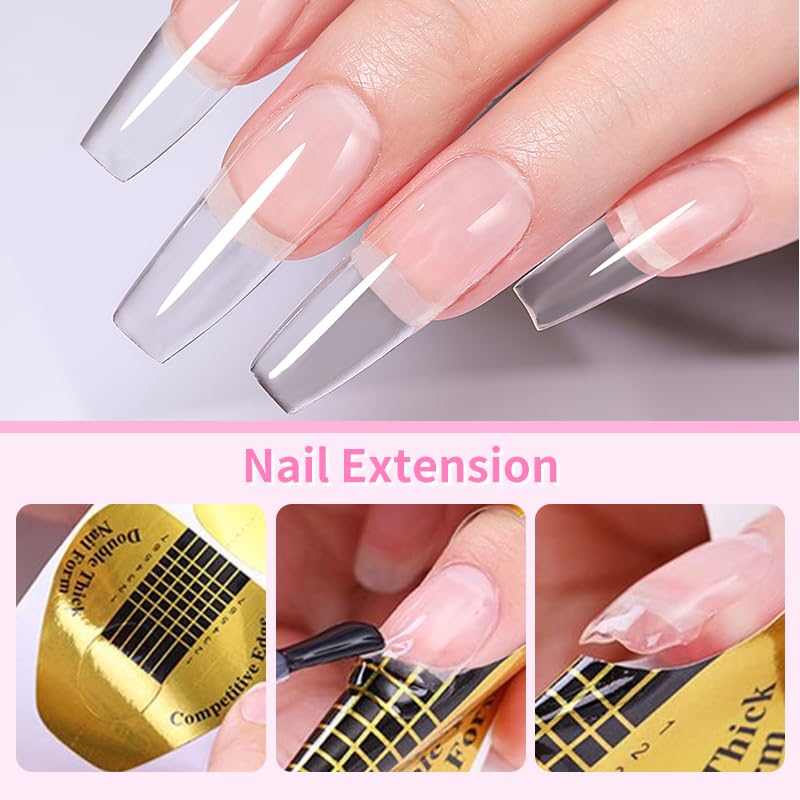 Born Pretty gel nail extension process demonstration