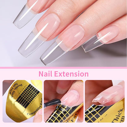Born Pretty gel nail extension process demonstration