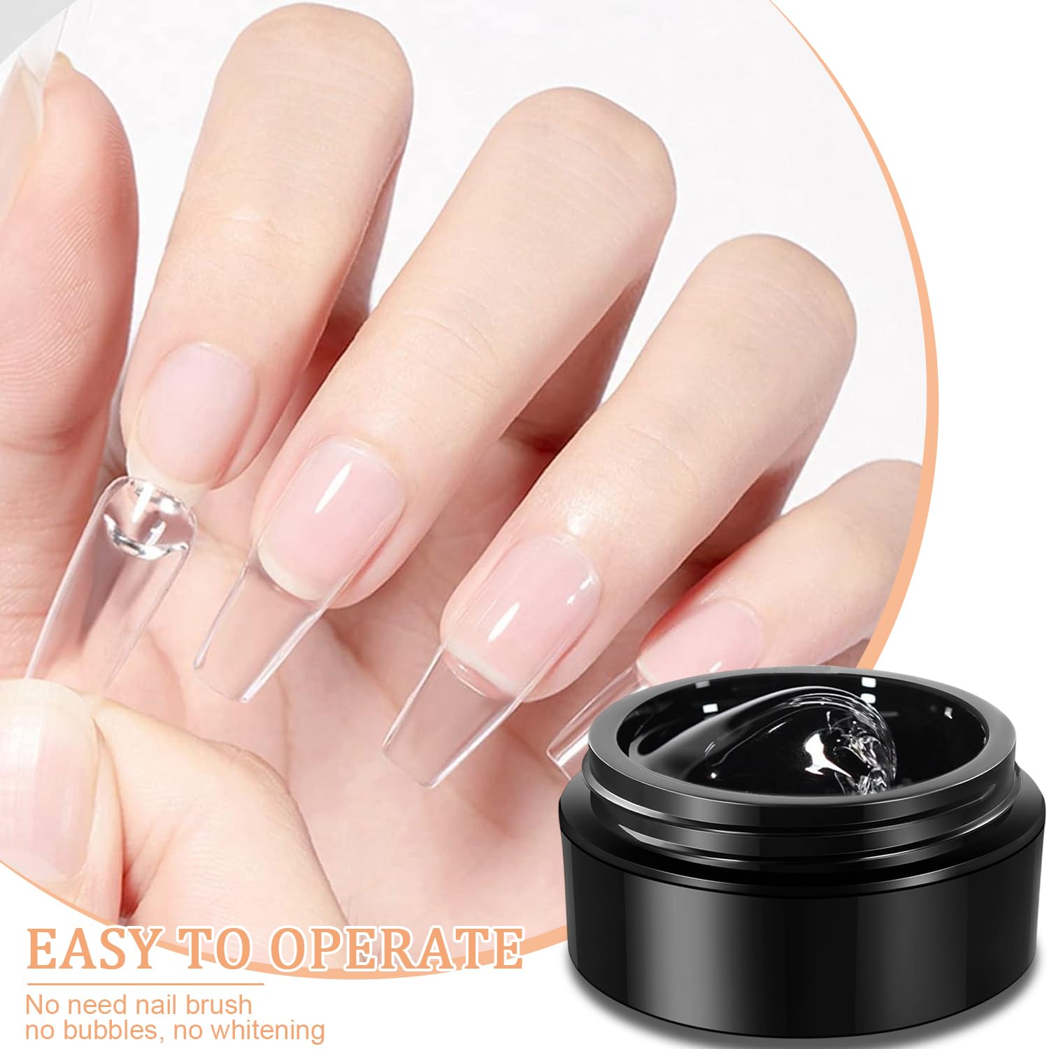 Makartt nail glue gel used for 3D rhinestone application