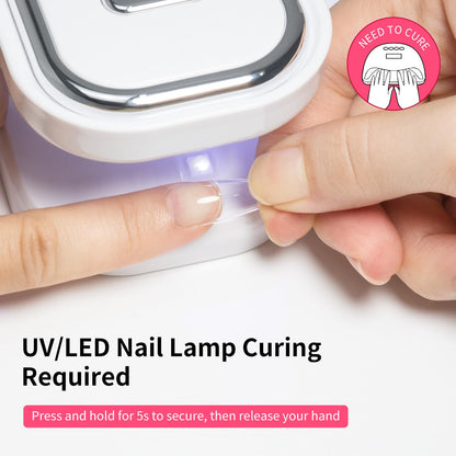 Instructions for using Jodsone UV LED cured nail glue