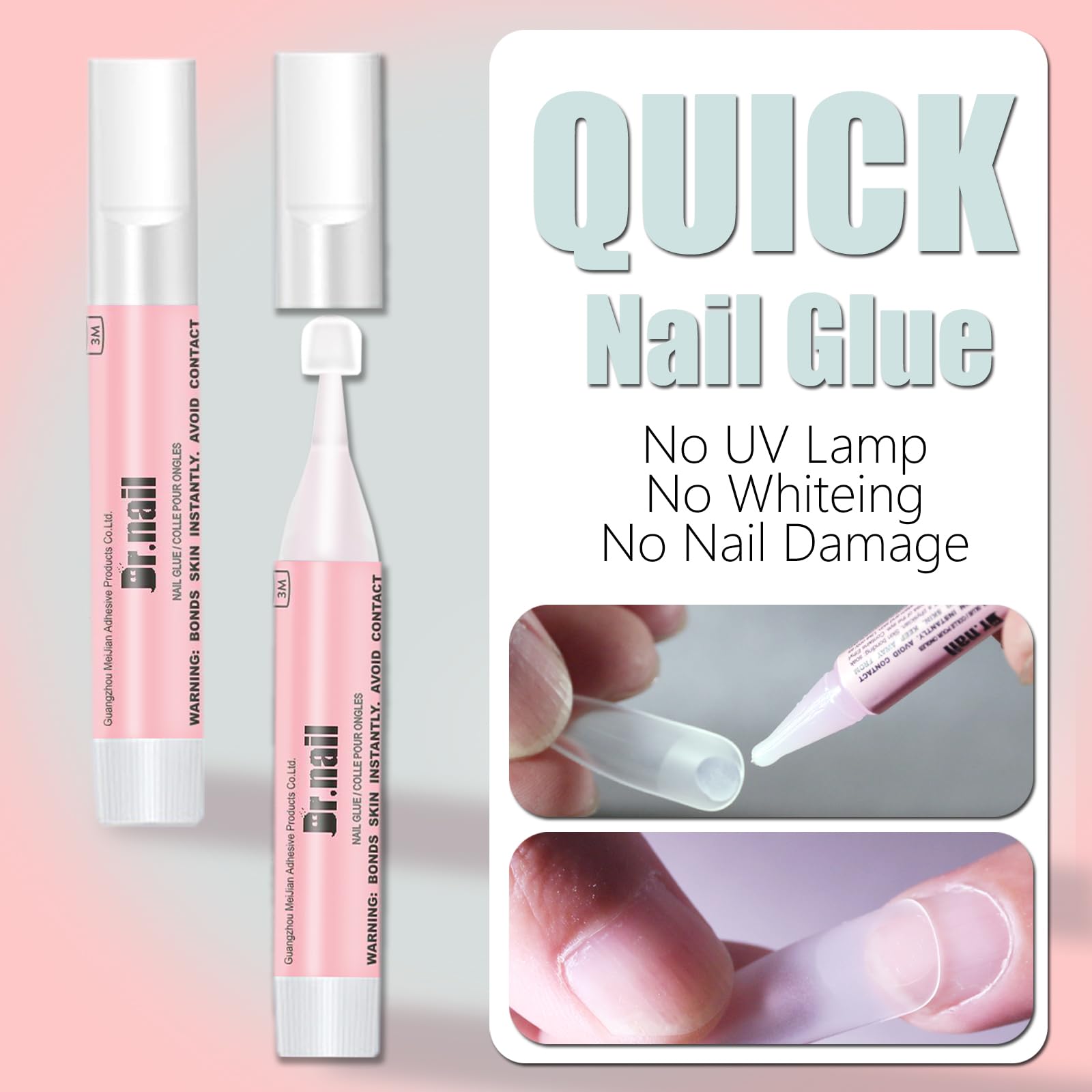 20 individual tubes of Dr.Nail professional glue