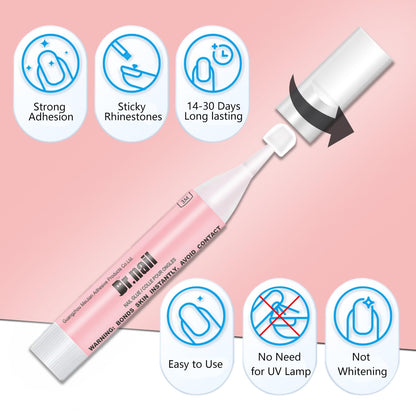 Dr.Nail 0.07 Ounce adhesive tubes in packaging