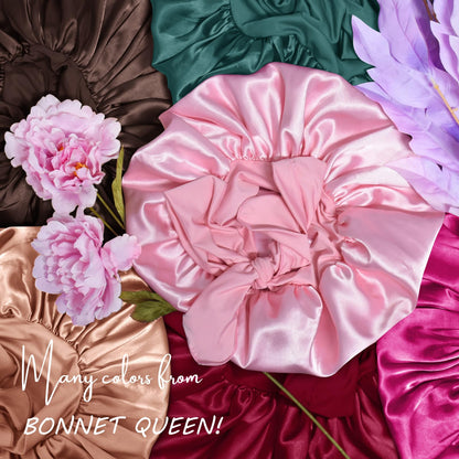 BONNET QUEEN protective hair cap package contents displaying the authentic imported beauty accessory.