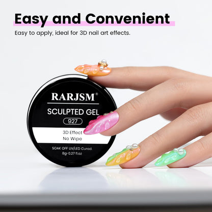 Rarjsm clear painting gel for nail art designs