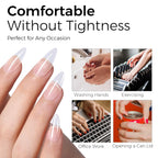 Application of Tomicca 4 in 1 nail glue on natural nail bed