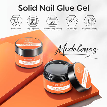 Modelones Solid Nail Glue Gel texture and consistency