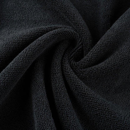 MICROFI premium 340 GSM quick dry hair towels folded neatly