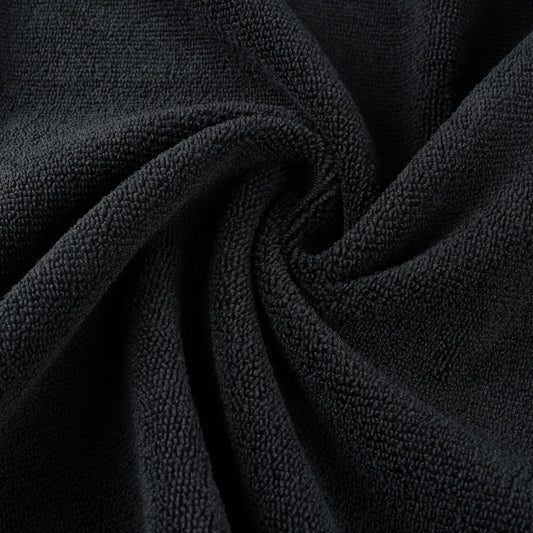 MICROFI premium 340 GSM quick dry hair towels folded neatly