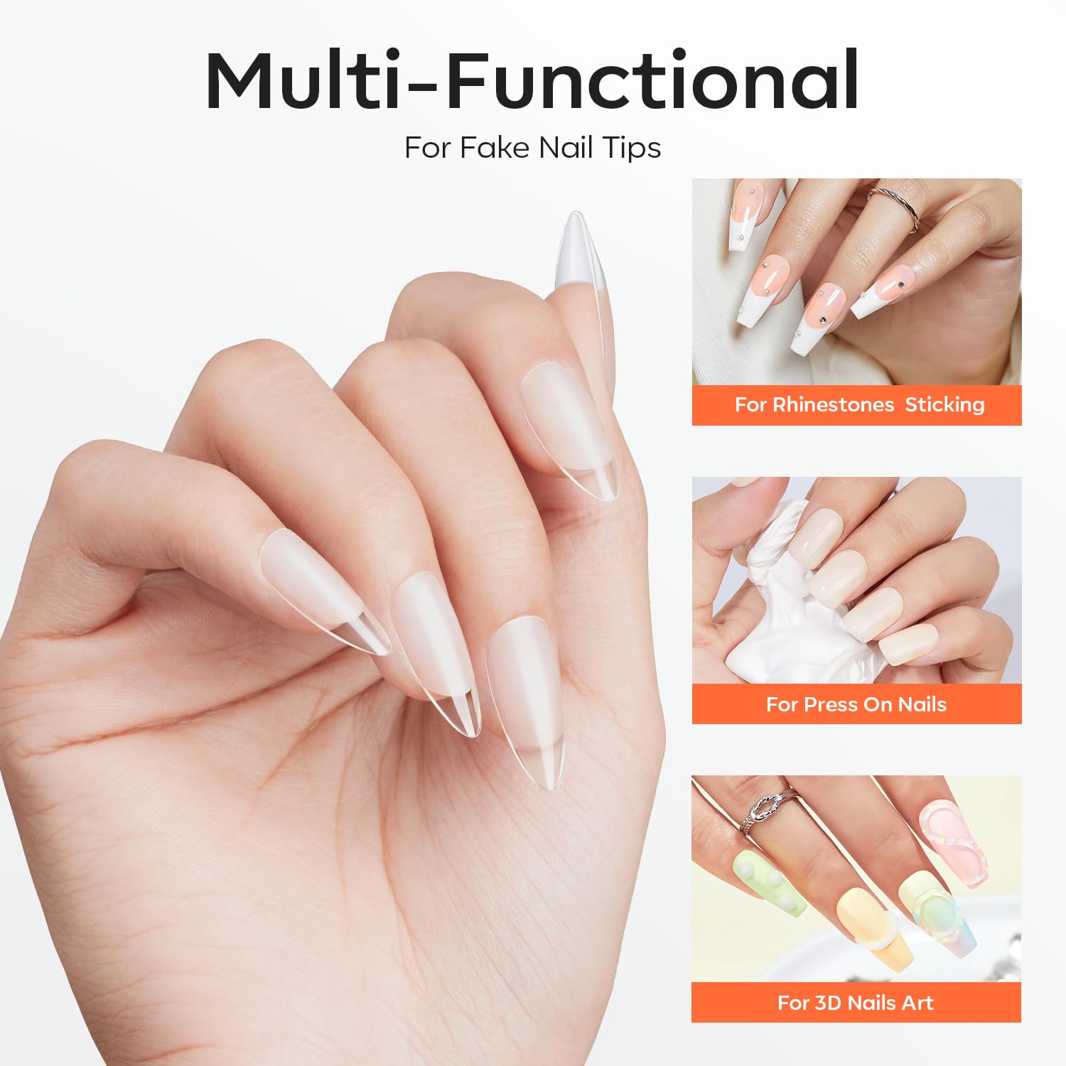 Side profile of Modelones 30g nail glue jar