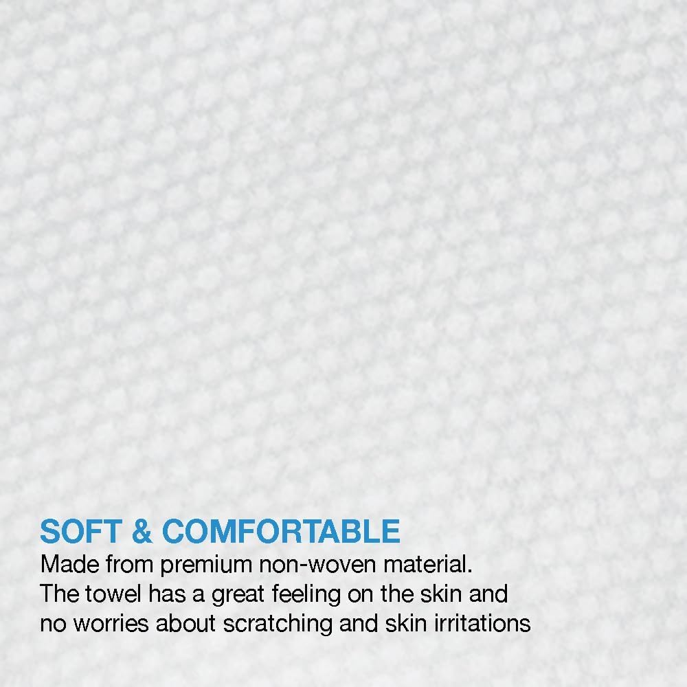 Salon and spa disposable towel pack for hygienic body care treatments