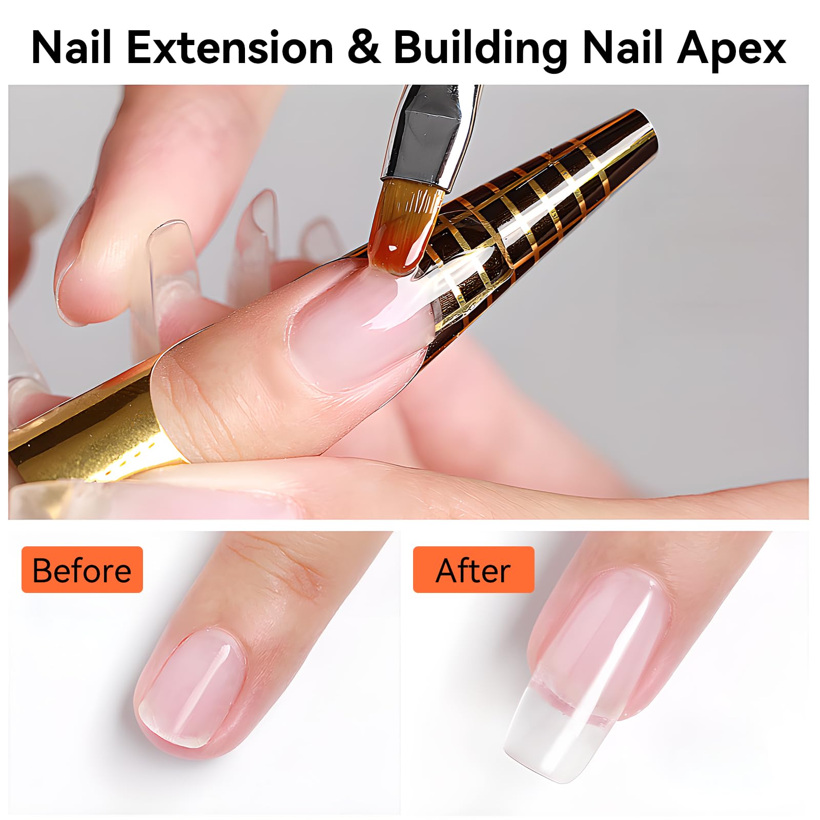 Makartt nail extension kit showing paper and dual forms