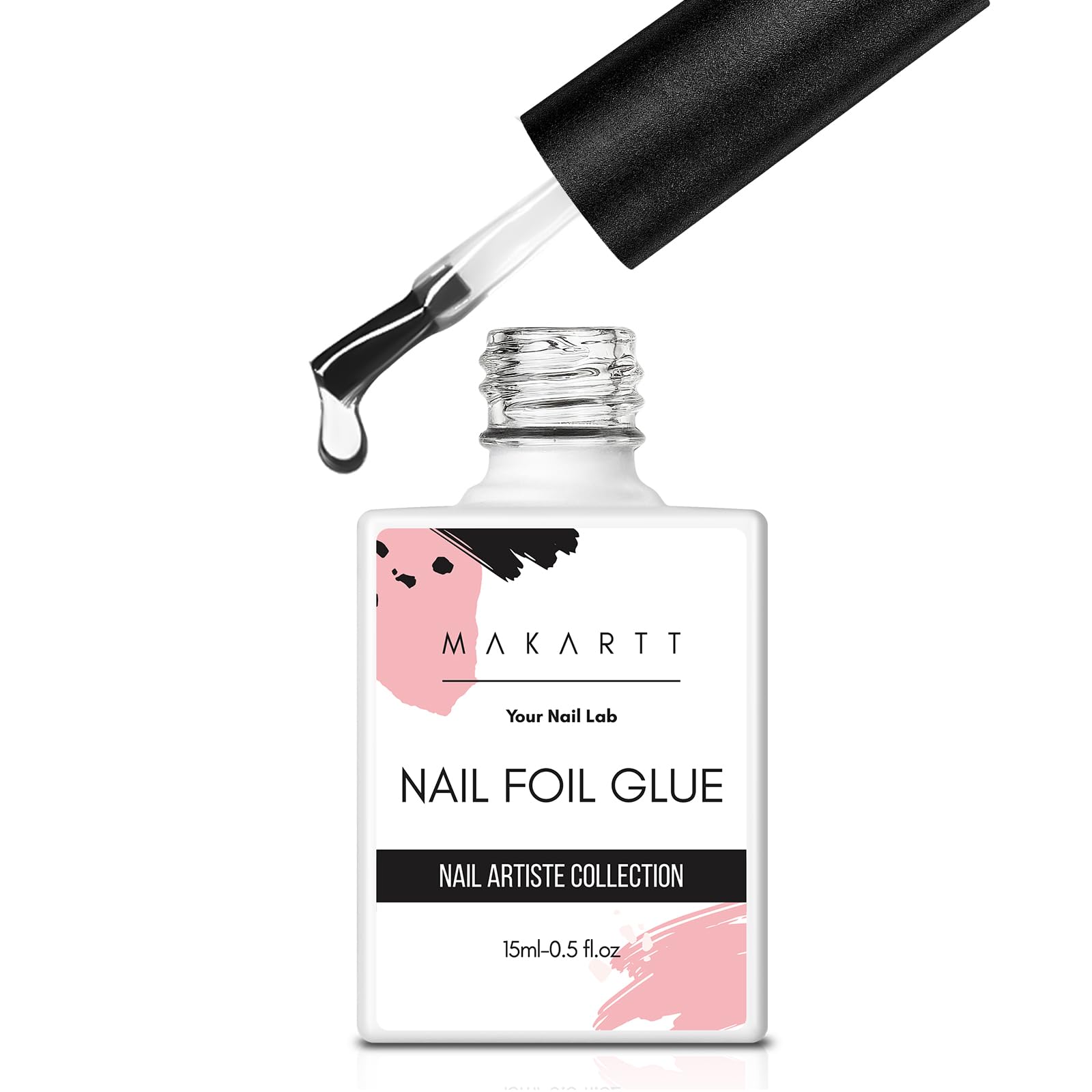 Professional salon manicure set with Makartt foil transfer gel bottle