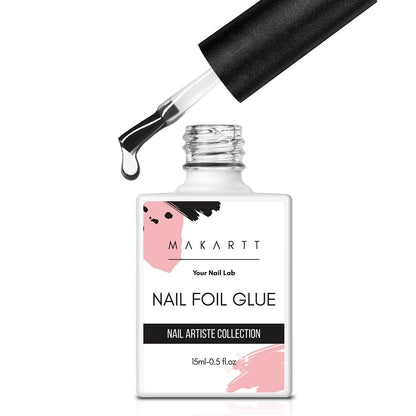 Professional salon manicure set with Makartt foil transfer gel bottle
