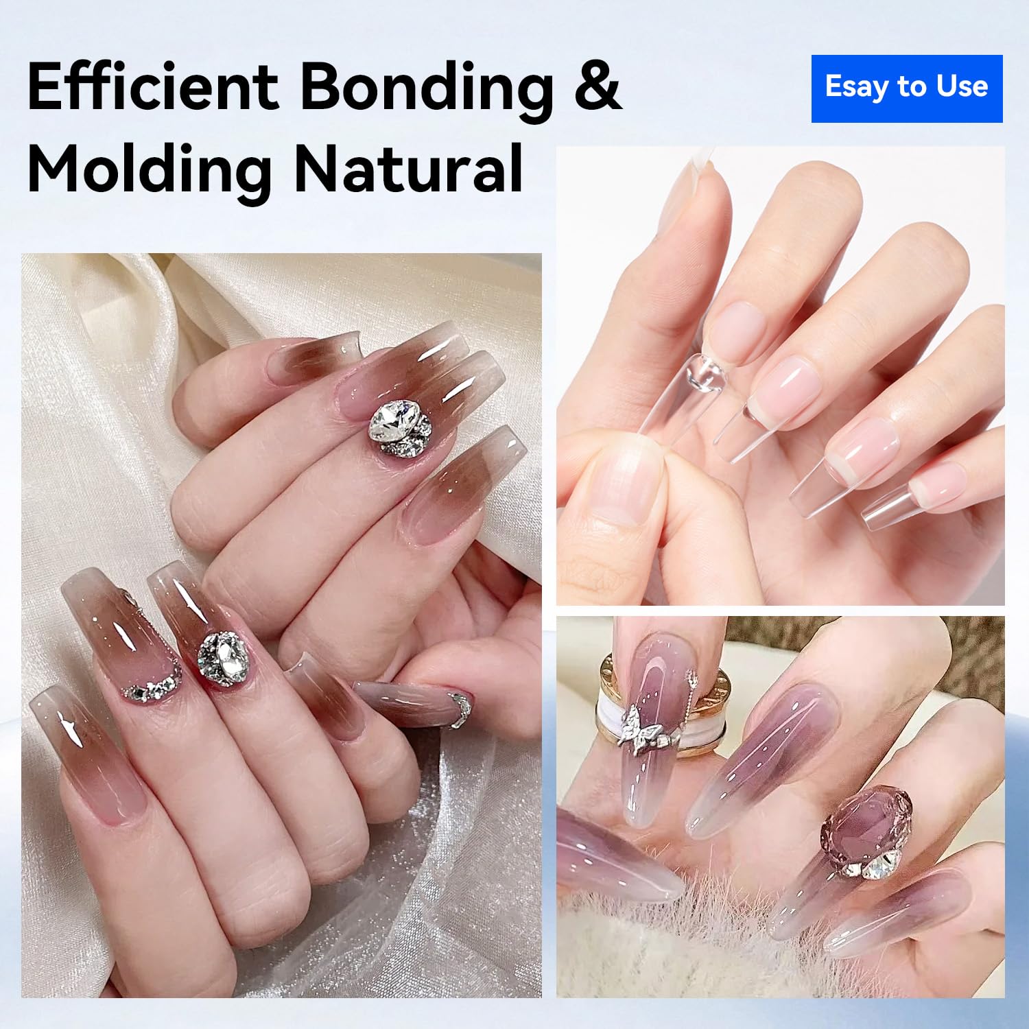 Authentic Jodsone 15ml gel glue for DIY home nail repair treatment