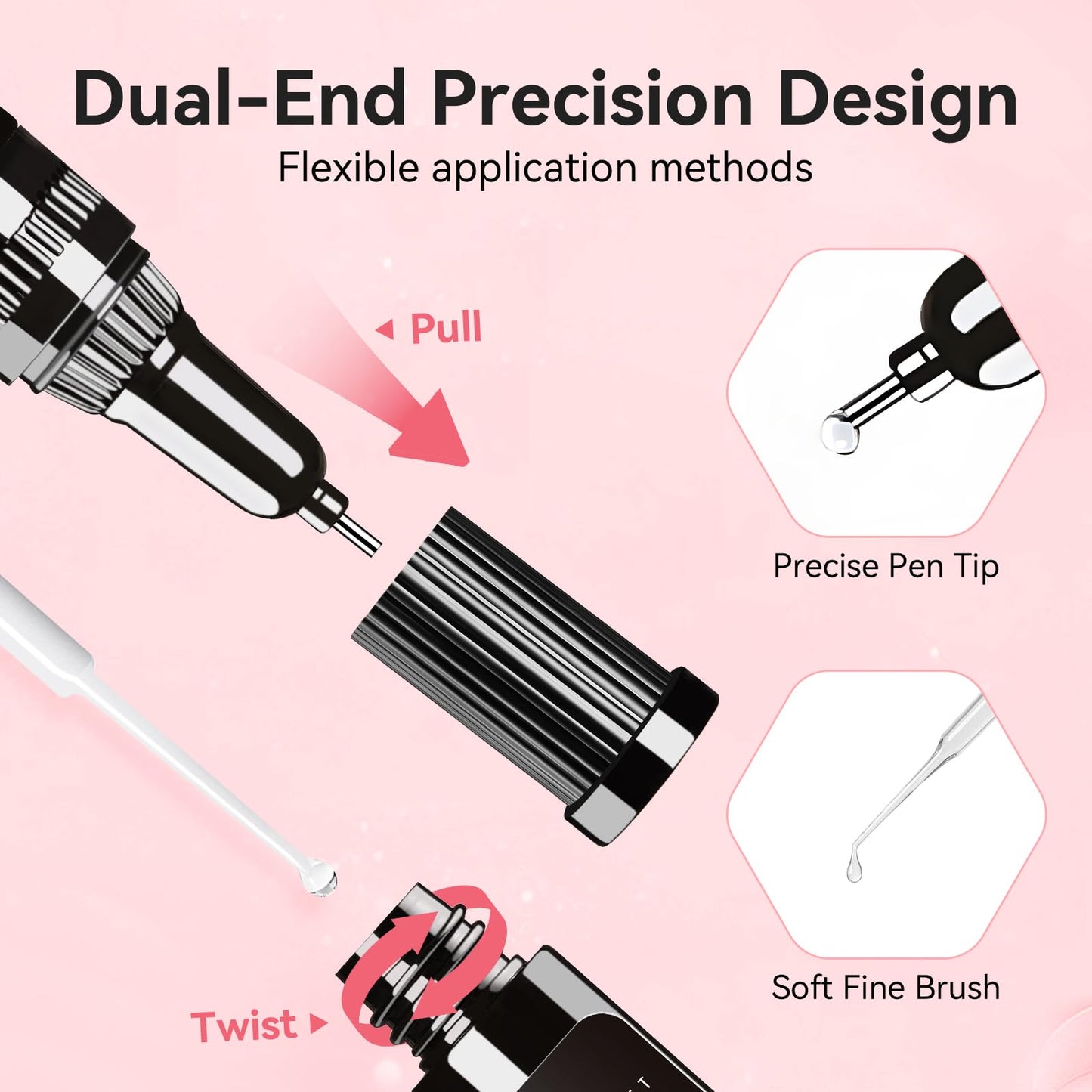 Makartt professional rhinestone glue gel set packaging