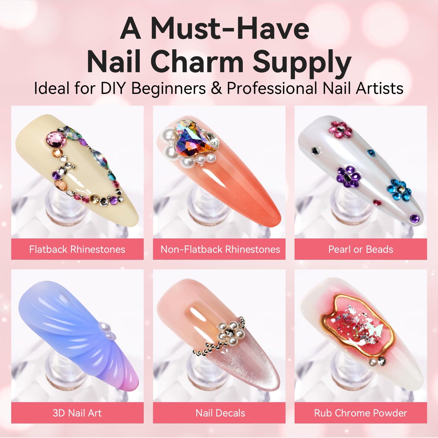 Using precision pen for nail gem placement