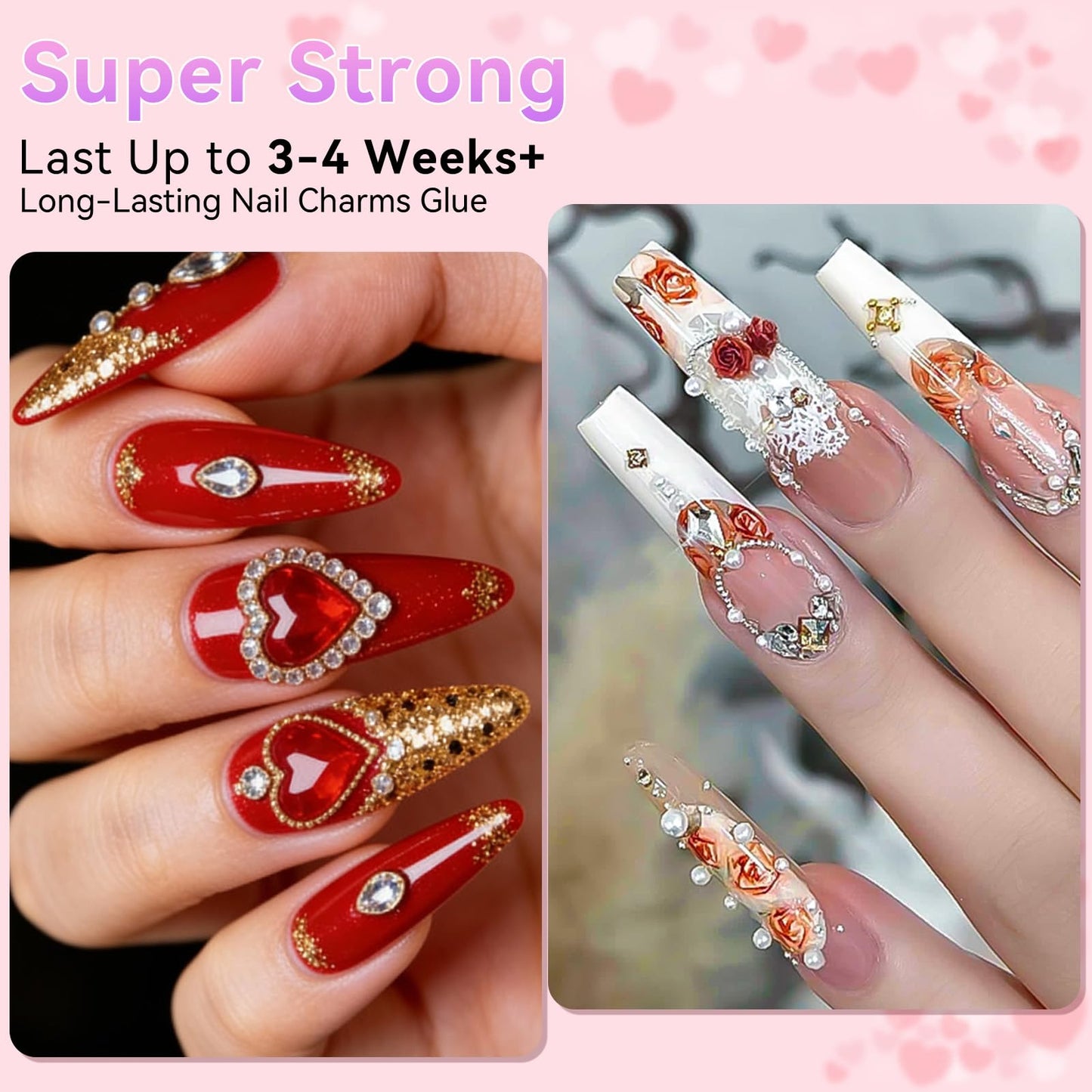 Precision needle tip of Makartt rhinestone nail glue